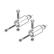 Mingardi 2700086 Collar Kit for connecting actuators to Highline conduit
