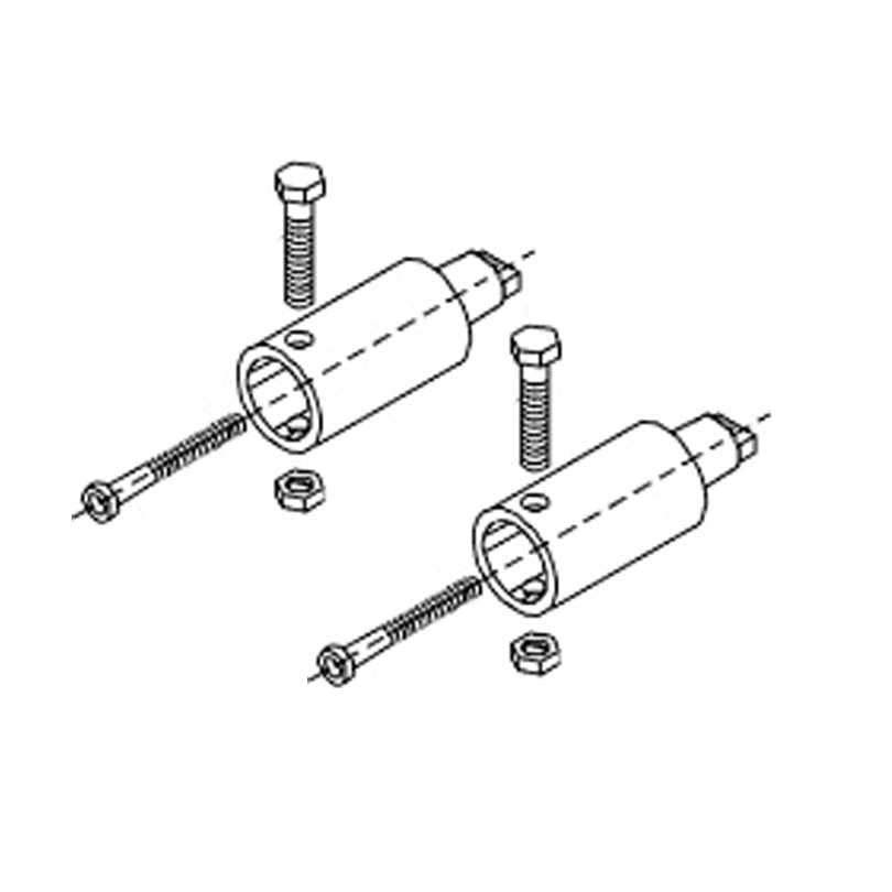 Mingardi 2700086 Collar Kit for connecting actuators to Highline conduit