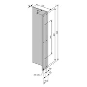 Aumuller FTA600GF-524173 Brackets for mounting window actuators to the frame
