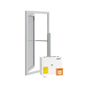 Stairwell System AOV Window 1m² for window automation and smoke ventilation