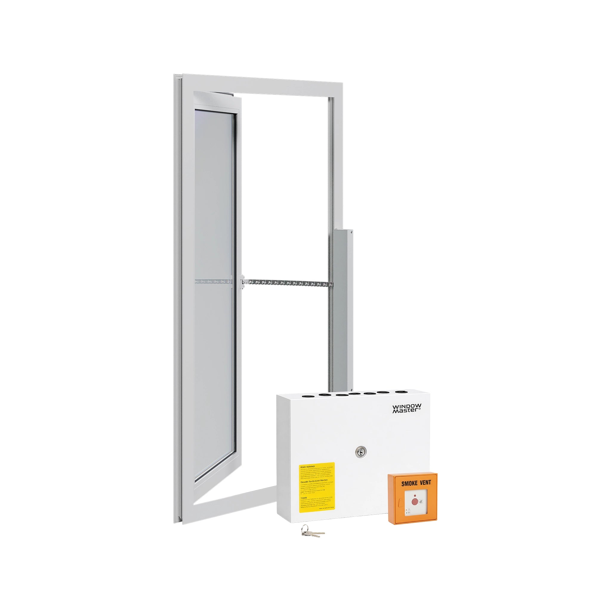 Stairwell System AOV Window 1m² for window automation and smoke ventilation