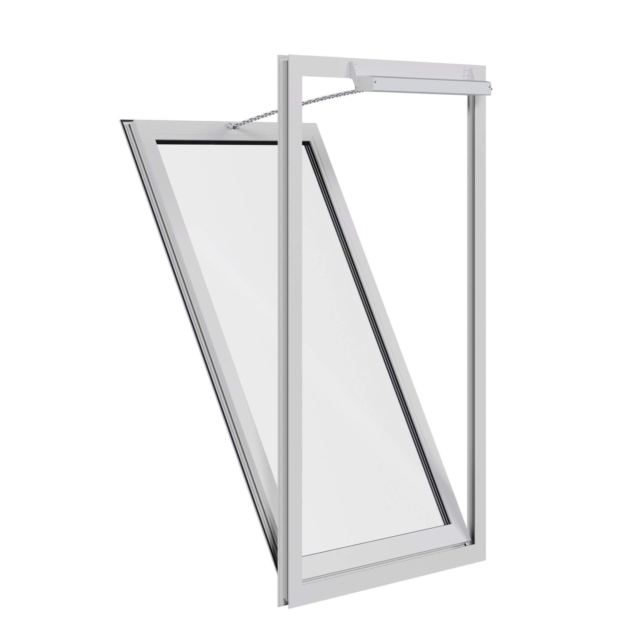 SV-W-W1 AOV Facade Window for automatic smoke ventilation through the facade