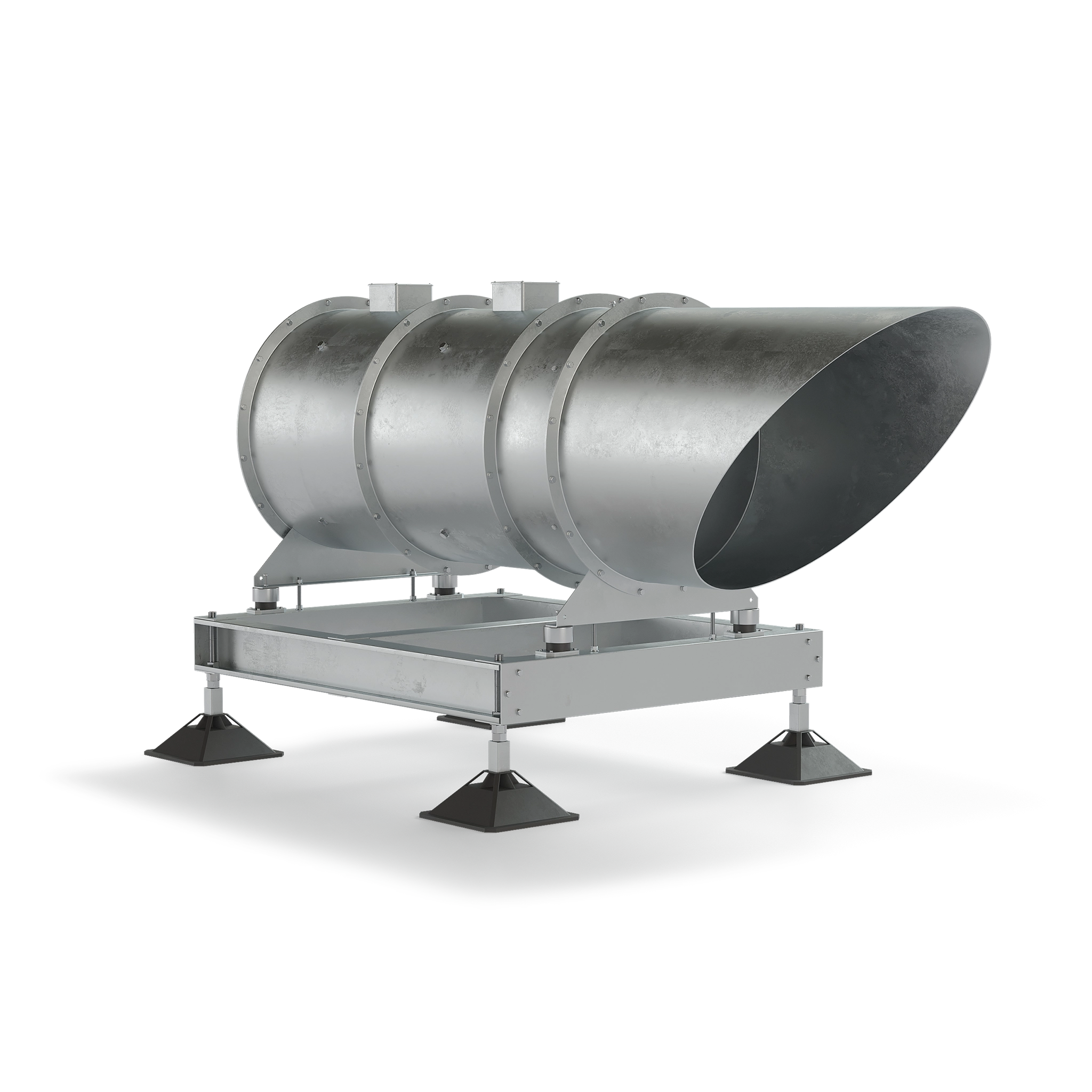 TITAN 7  Dual Fan Mechanical Smoke Extract Fan Set
