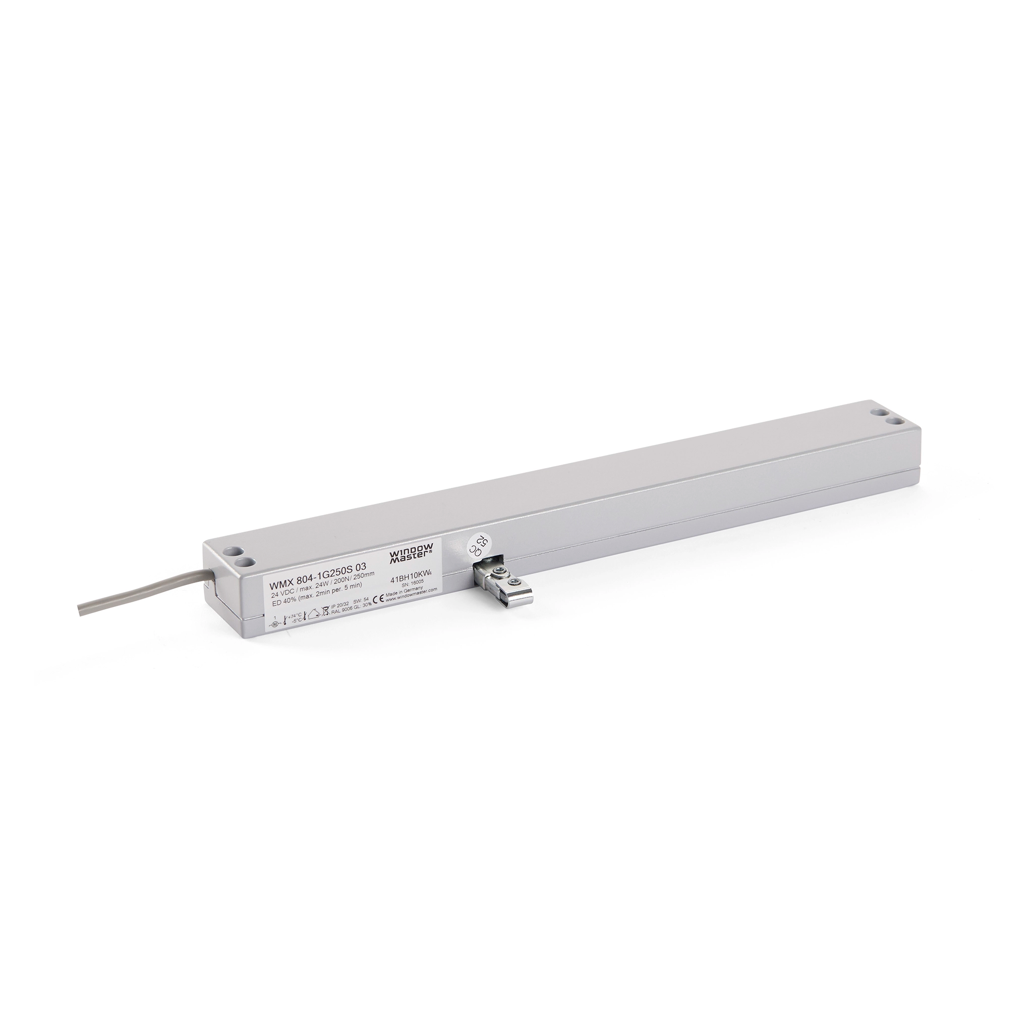 WindowMaster WMX 804 Chain Actuator for automated opening of windows and roof vents
