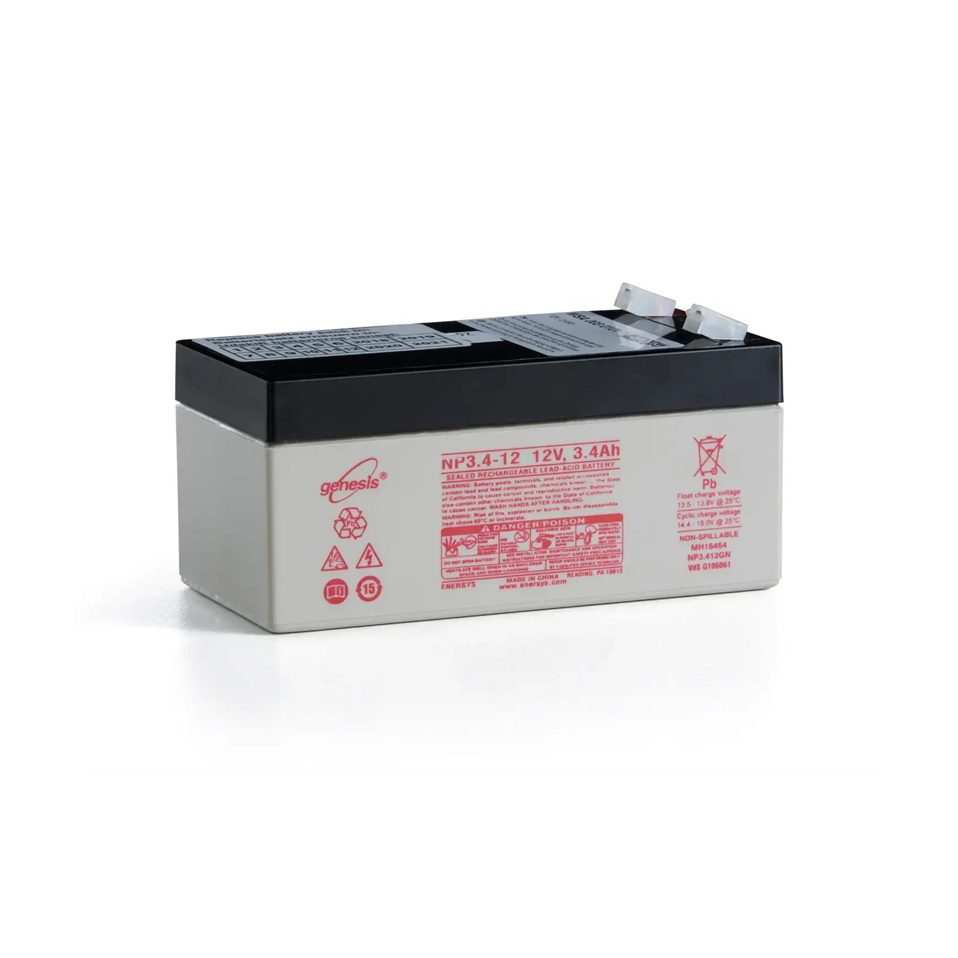WindowMaster WSA 003 Back Up Battery for WSC 104/106/204 for smoke control panels during power loss