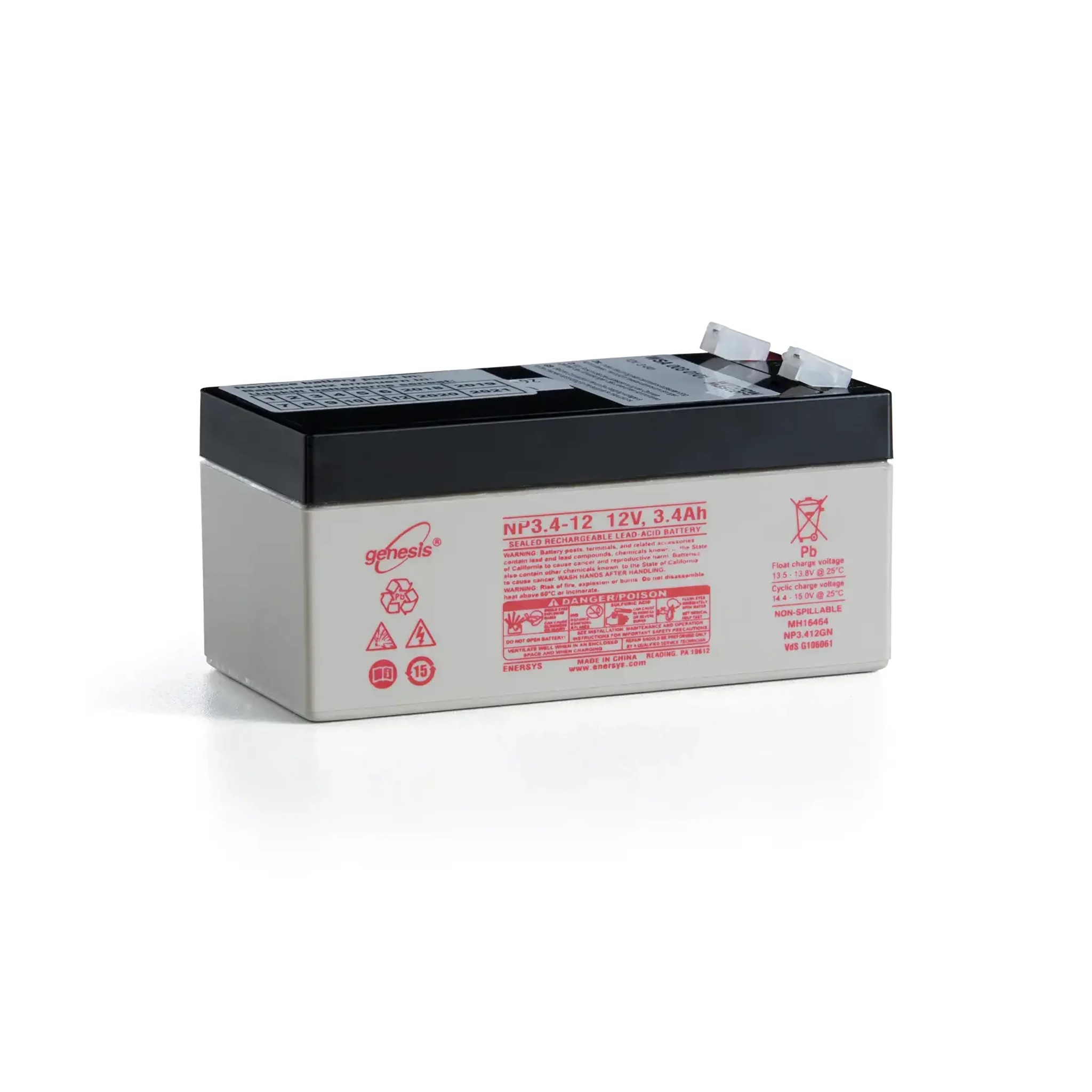 WindowMaster WSA 003 Back Up Battery for WSC 104/106/204 for smoke control panels during power loss