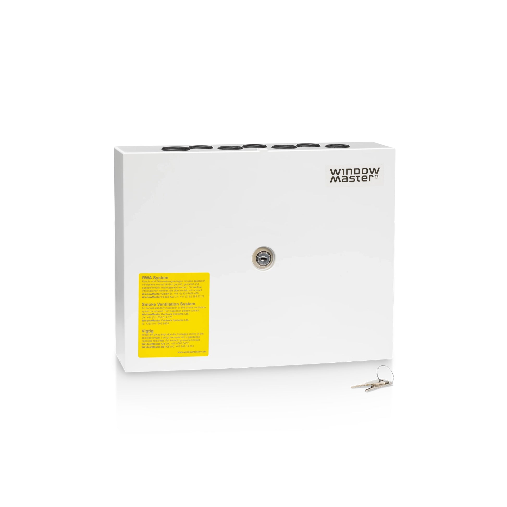WindowMaster WSC 104 AOV Control Unit for smoke and ventilation control of 24V window actuators